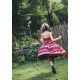 Yolanda Cranberry And Four-Leaf Clover Cardigan Skirt JSK and OP(Reservation/3 Colours/Full Payment Without Shipping)
